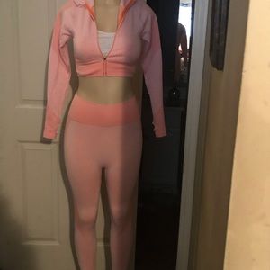 2pc tracksuit (Peach)